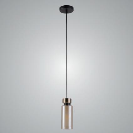Подвес 74338/1P AB+BK черный/бронза 1х60W E14 d80 h900, GAN20